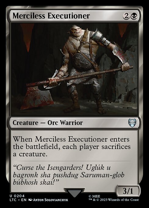 Merciless Executioner (ltc) 204