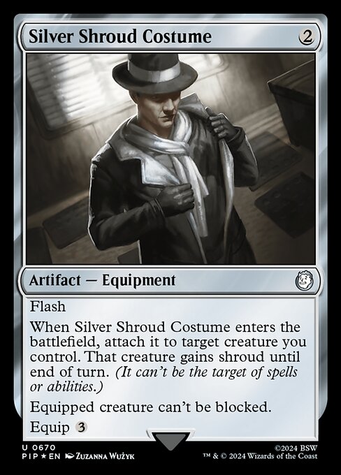 Silver Shroud Costume (pip) 670