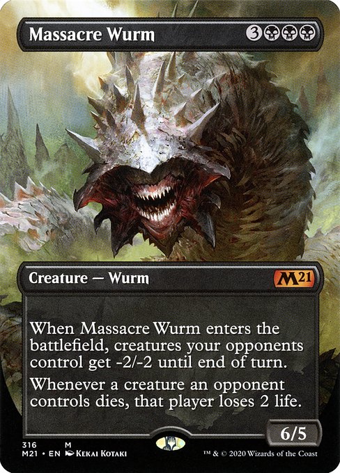 Massacre Wurm card image