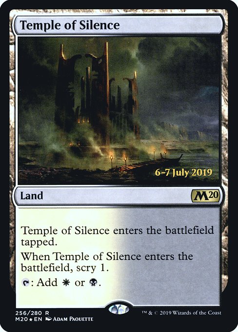 Temple of Silence (Core Set 2020 Promos #256s)