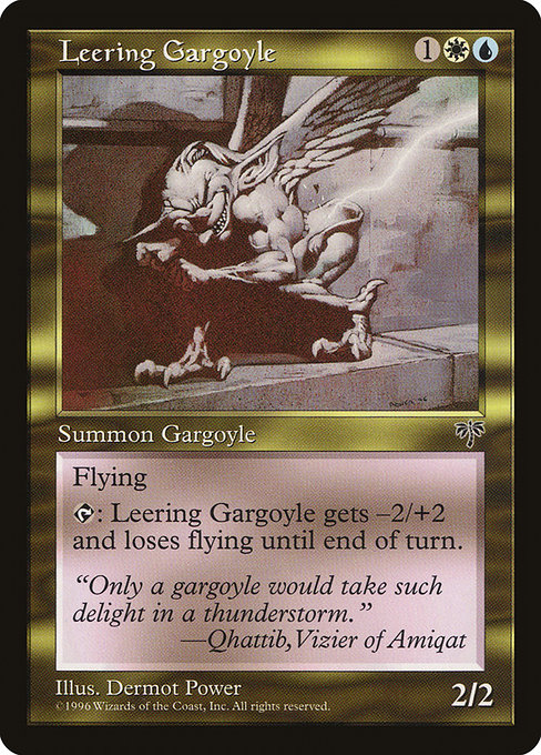 Leering Gargoyle card image