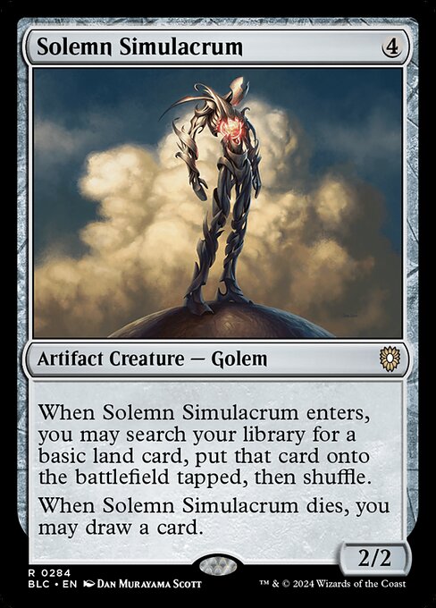 Solemn Simulacrum (Bloomburrow Commander #284)