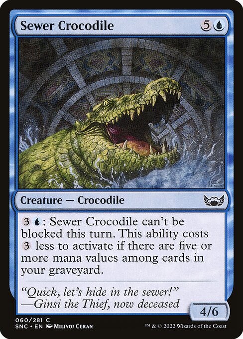 Sewer Crocodile card image