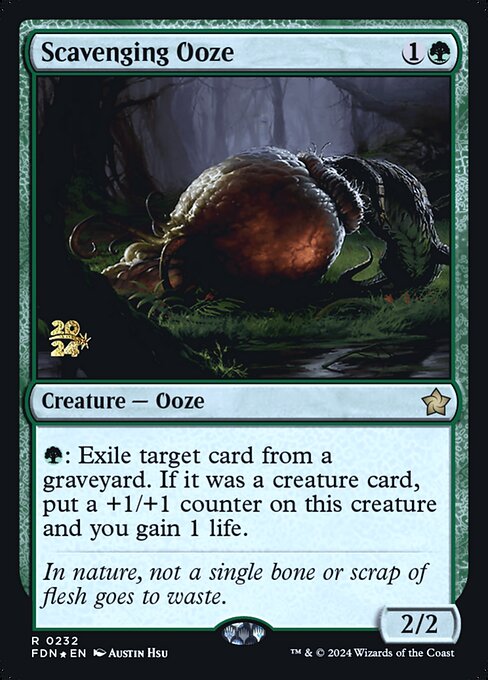 Scavenging Ooze (Foundations Promos #232s)