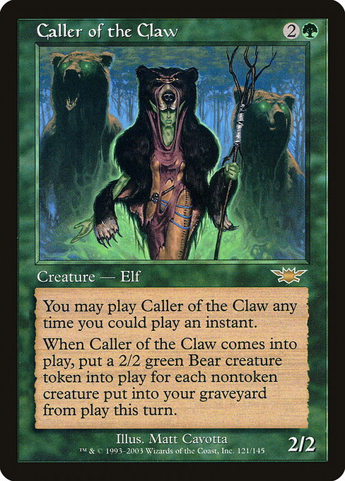 Caller of the Claw card image
