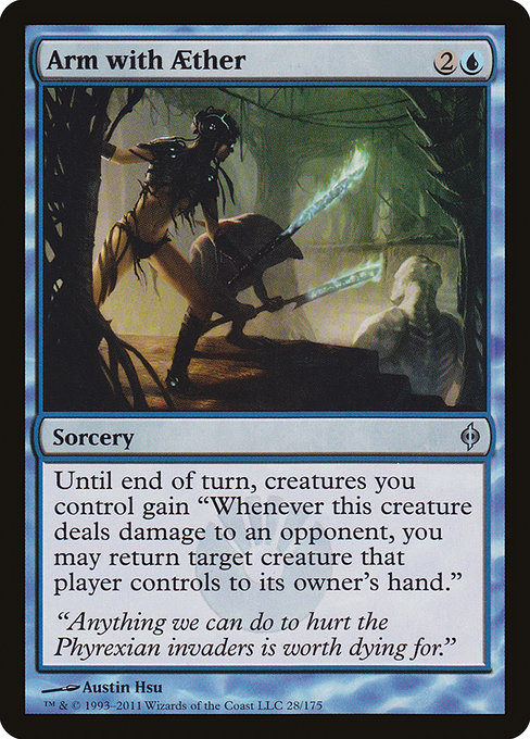 Arm with Aether (New Phyrexia #28)