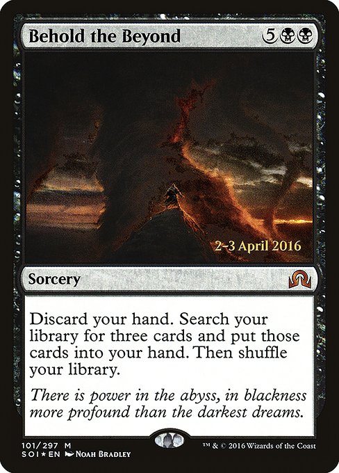 Behold the Beyond (Shadows over Innistrad Promos #101s)
