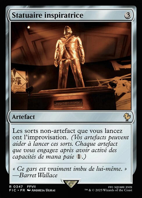 Statuaire inspiratrice