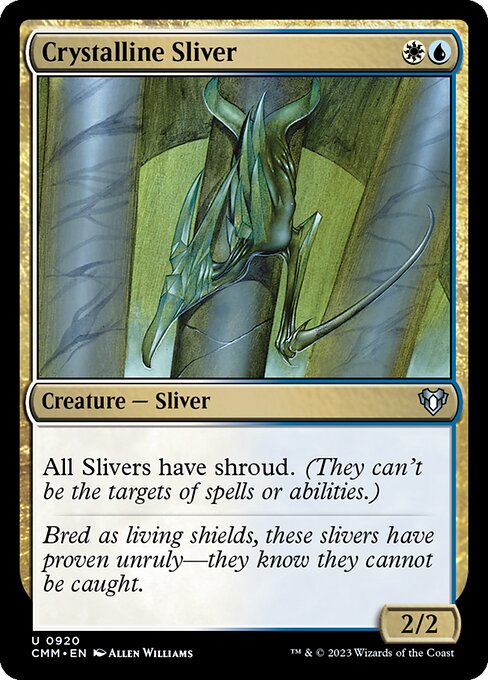 Crystalline Sliver (Commander Masters #920)