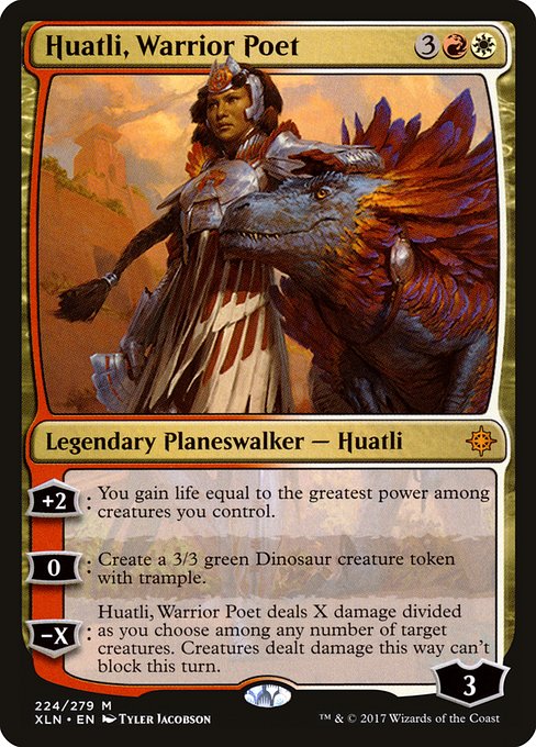 Huatli, Warrior Poet (Ixalan #224)