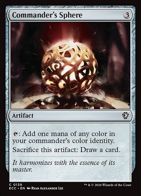 Commander's Sphere magic the gathering card art
