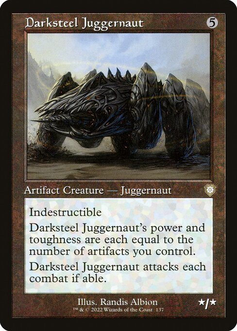 Djaggernaut de sombracier|Darksteel Juggernaut