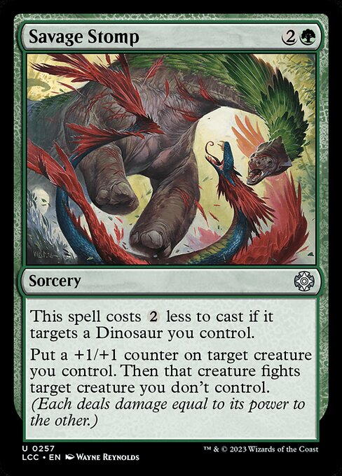 Savage Stomp (The Lost Caverns of Ixalan Commander #257)