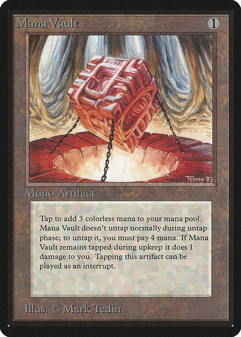 Mana Vault (Limited Edition Beta #260)
