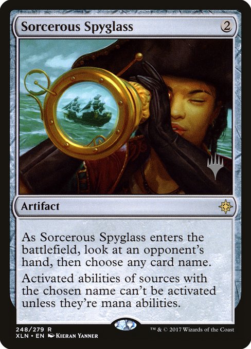 Sorcerous Spyglass (Ixalan Promos #248p)