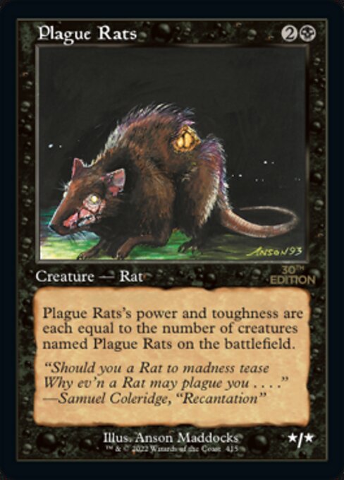 Plague Rats (30th Anniversary Edition #415)