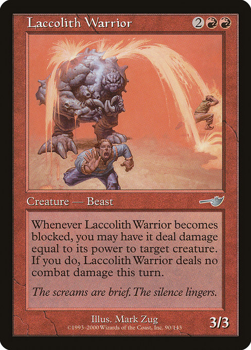 Laccolith Warrior card image