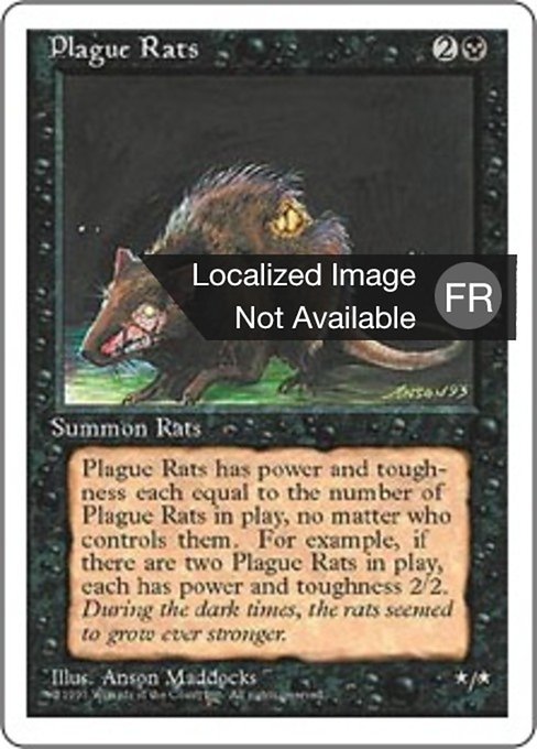 Plague Rats (Fourth Edition #154)