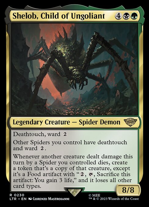 Shelob, Child of Ungoliant (ltr) 230 Shelob, Child of Ungoliant (ltr) 230