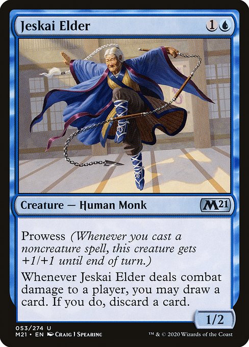 Jeskai Elder (Core Set 2021 #53)