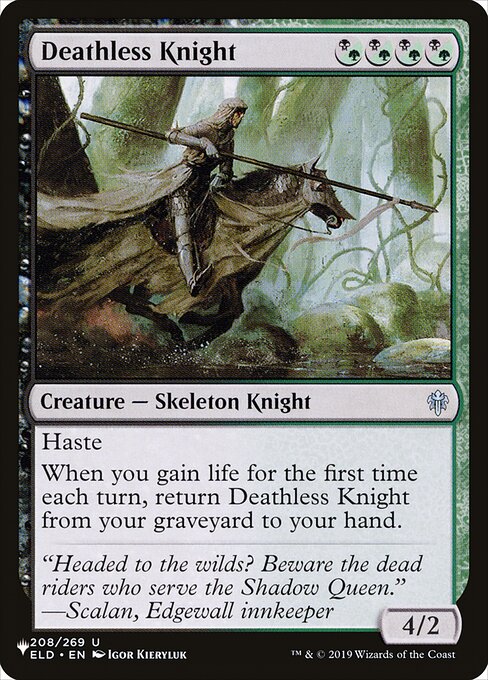 Deathless Knight (The List #392)