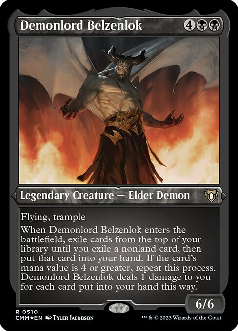 Demonlord Belzenlok (Commander Masters #510)