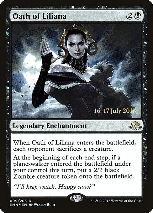 Oath of Liliana (Eldritch Moon Promos #99s)