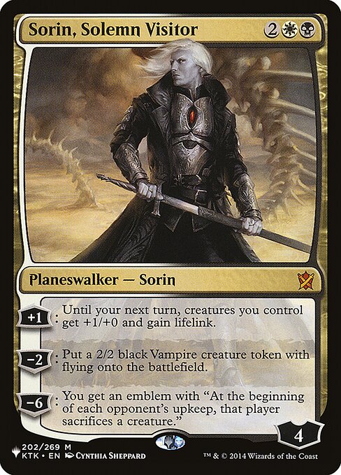 Sorin, visiteur solennel|Sorin, Solemn Visitor