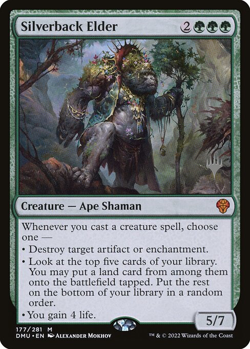 Silverback Elder (Dominaria United Promos #177p)