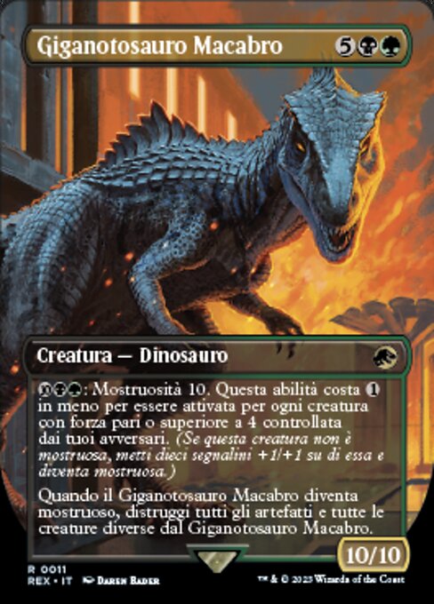 Giganotosauro Macabro
