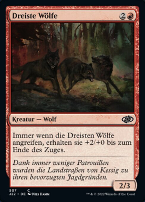 Brazen Wolves (Jumpstart 2022 #507)