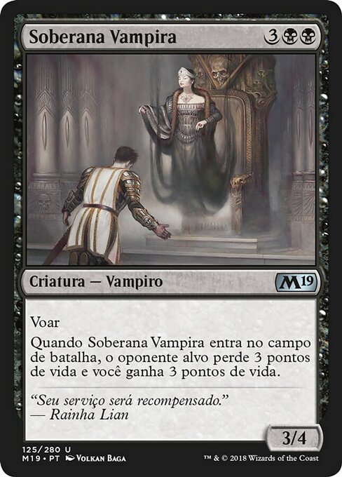 Vampire Sovereign (Core Set 2019 #125)