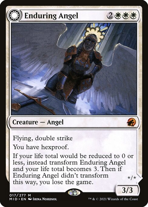 Enduring Angel // Angelic Enforcer card image