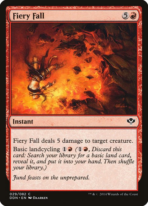 Fiery Fall (Duel Decks: Speed vs. Cunning #29)