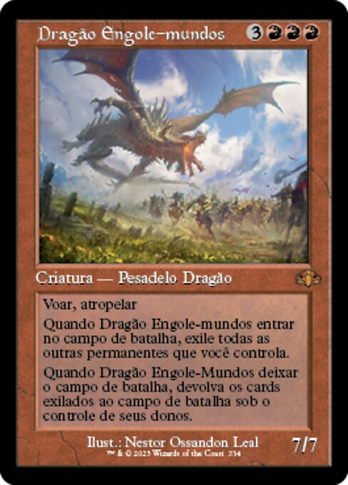 Worldgorger Dragon (Dominaria Remastered #334)
