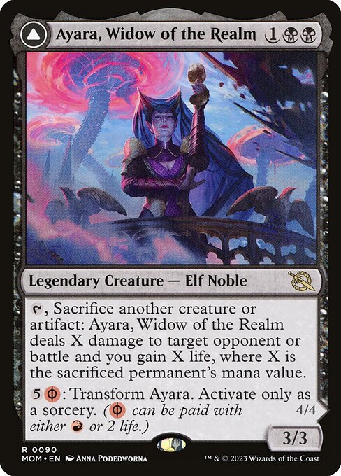 Ayara, Widow of the Realm // Ayara, Furnace Queen (mom) 90