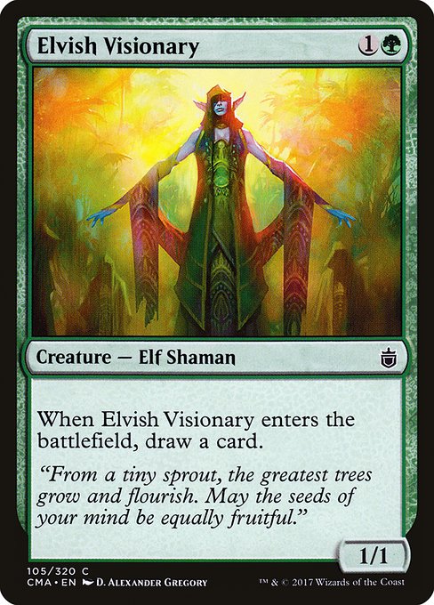 Elvish Visionary (Commander Anthology #105)