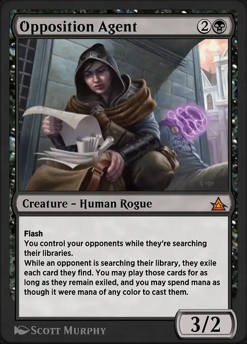 Opposition Agent magic the gathering card art