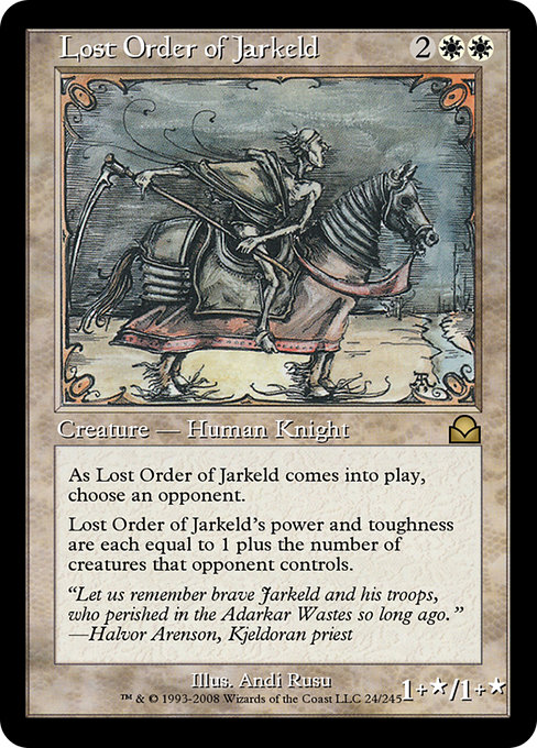 Lost Order of Jarkeld (Masters Edition II #24)
