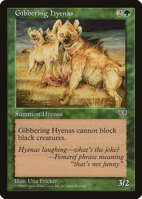 Gibbering Hyenas card image