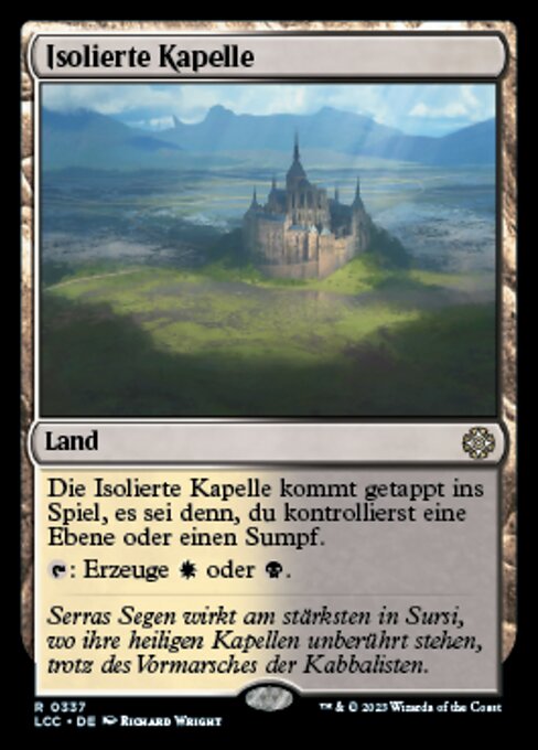 Isolated Chapel (The Lost Caverns of Ixalan Commander #337)