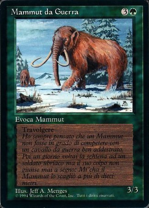 War Mammoth (Foreign Black Border #228)