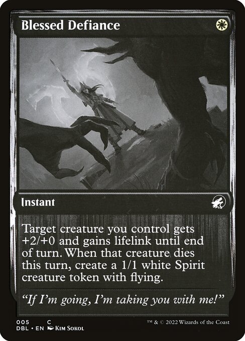 Blessed Defiance (Innistrad: Double Feature)