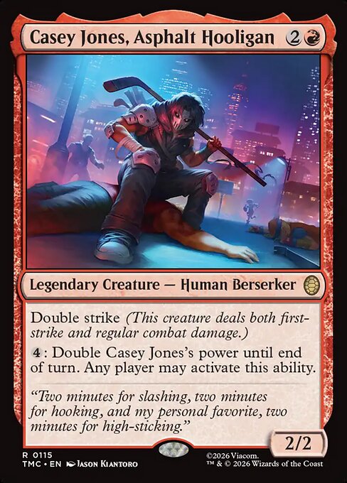 Casey Jones, Asphalt Hooligan