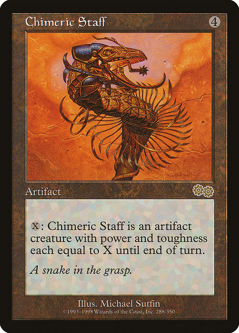 Chimeric Staff (Urza's Saga #288)