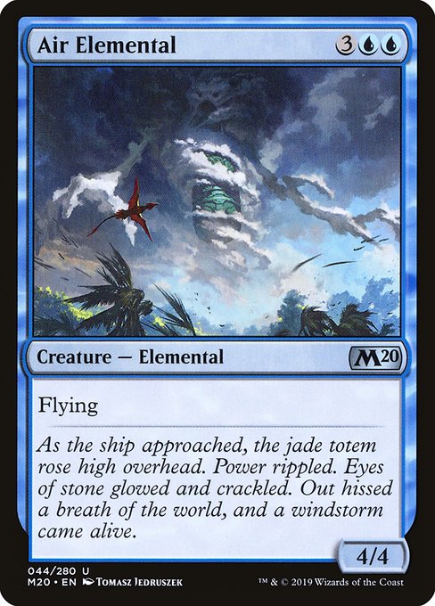 Air Elemental (Core Set 2020 #44)