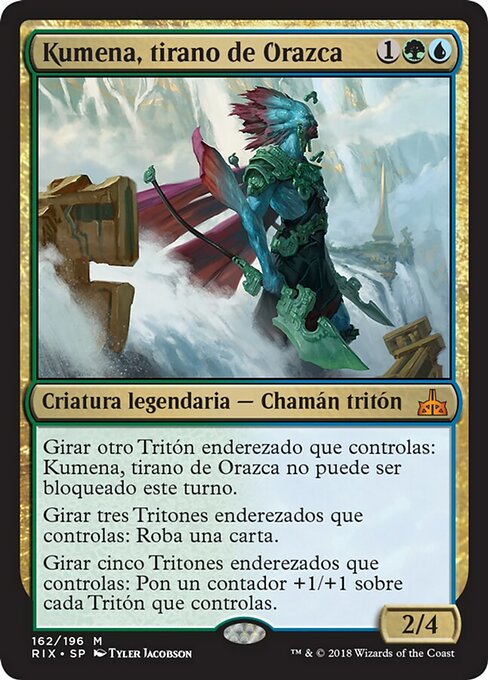 Kumena, Tyrant of Orazca (Rivals of Ixalan #162)