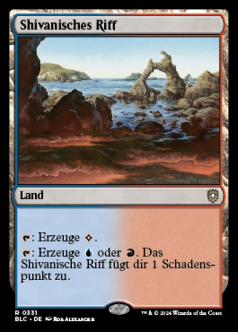 Shivan Reef (Bloomburrow Commander #331)