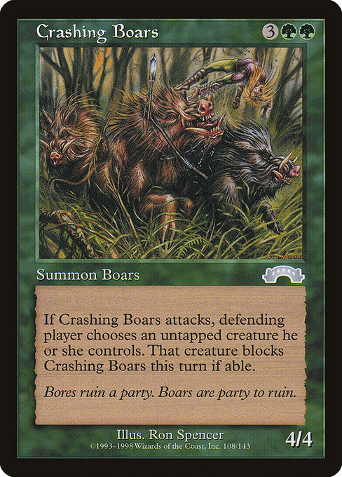 Crashing Boars card image