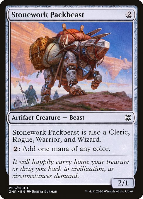 Stonework Packbeast (Zendikar Rising #255)